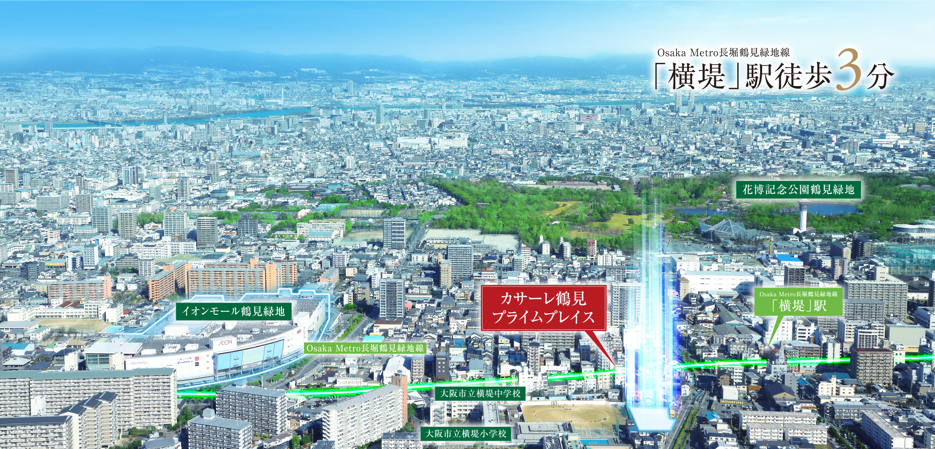 現地周辺航空写真